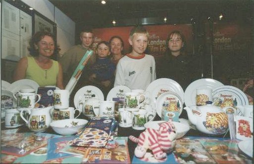 A table full of goodies at the NFT do